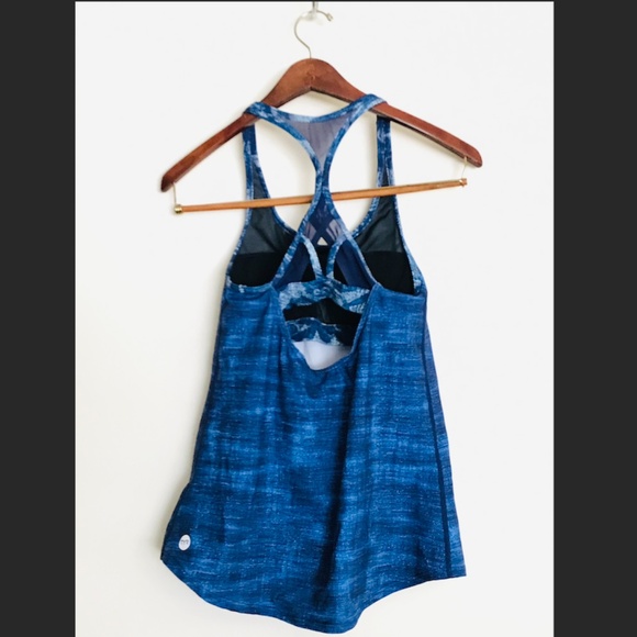 TYR Maui Taylor blue tank Top Tankini UPF 50+ size XS - Picture 5 of 5